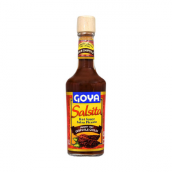 Goya salsita hot sauce salsa picante smoky hot chipotle chiles